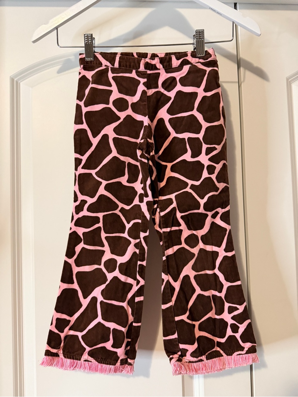 Gymboree Giraffe Club velveteen fringe pants vintage